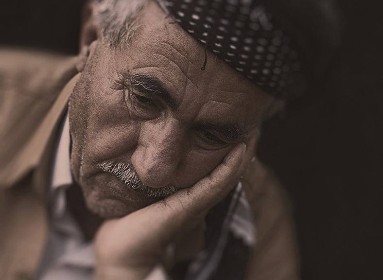 Elderly Man Suffering Grief 1 - Some Thoughts on Suffering