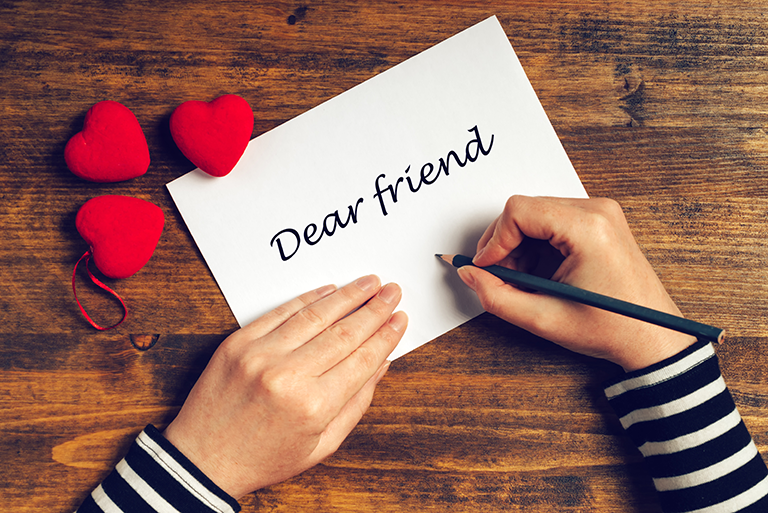 Dear friend writing small - An open letter from a hospice nurse to a new hospice patient