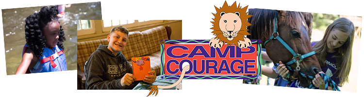 Camp Courage logo with pics - Camp Courage 2022