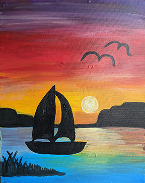 3rd Painting - Painting Night benefiting Harbor Hospice Foundation - April 20