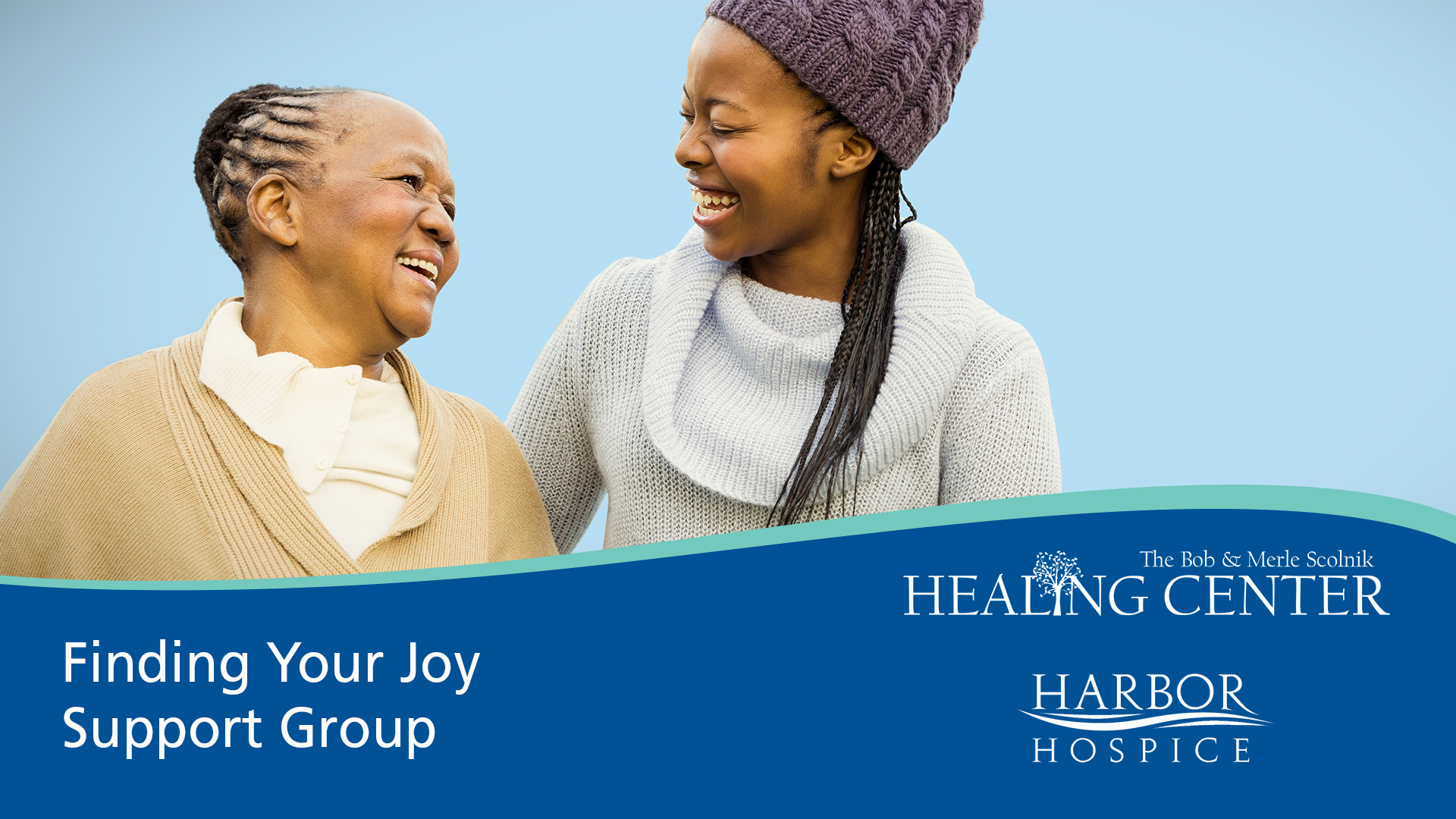 Event Header Finding Your Joy Grief Support Group - Encontrar la alegría