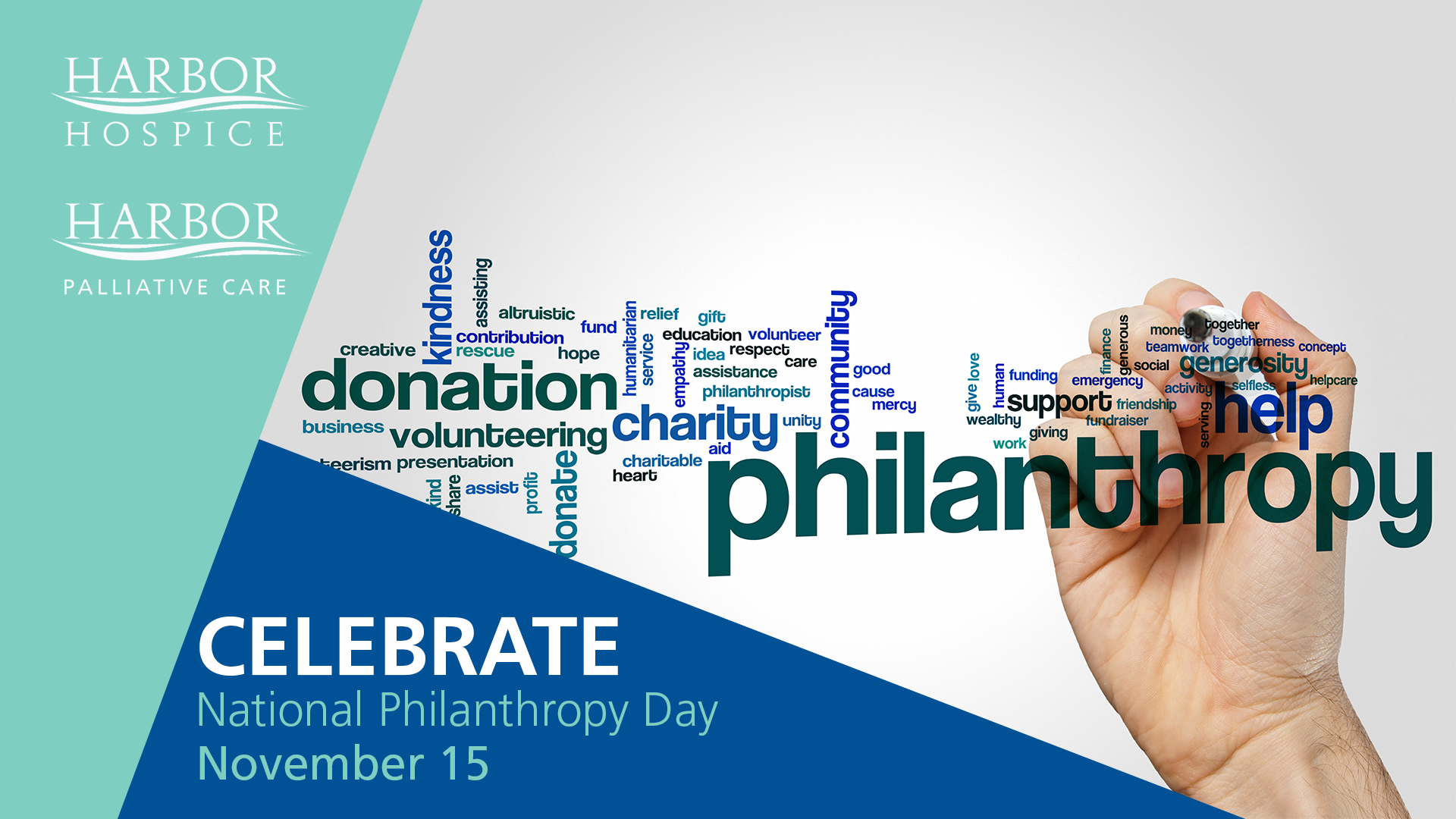 Announcement National Week Month philanthropy - Celebrating our Director of Development on Philanthropy Day!