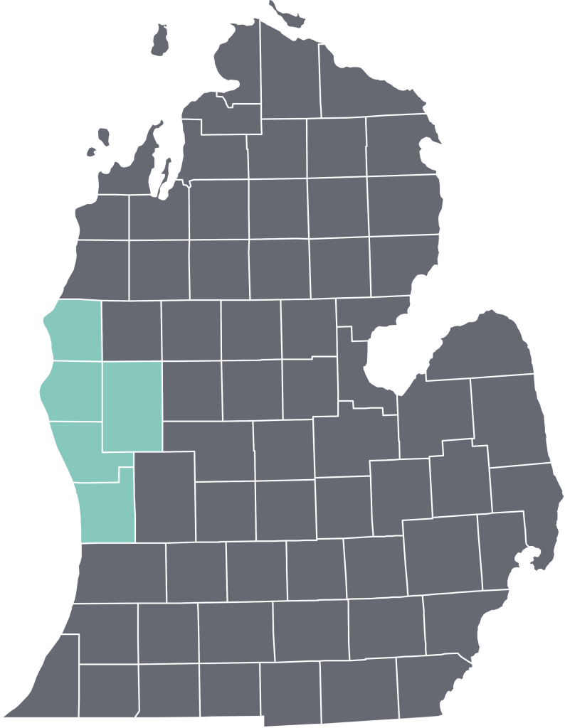 Map of Michigan